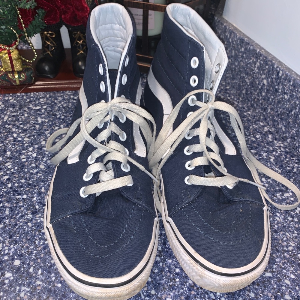 high top blue vans
